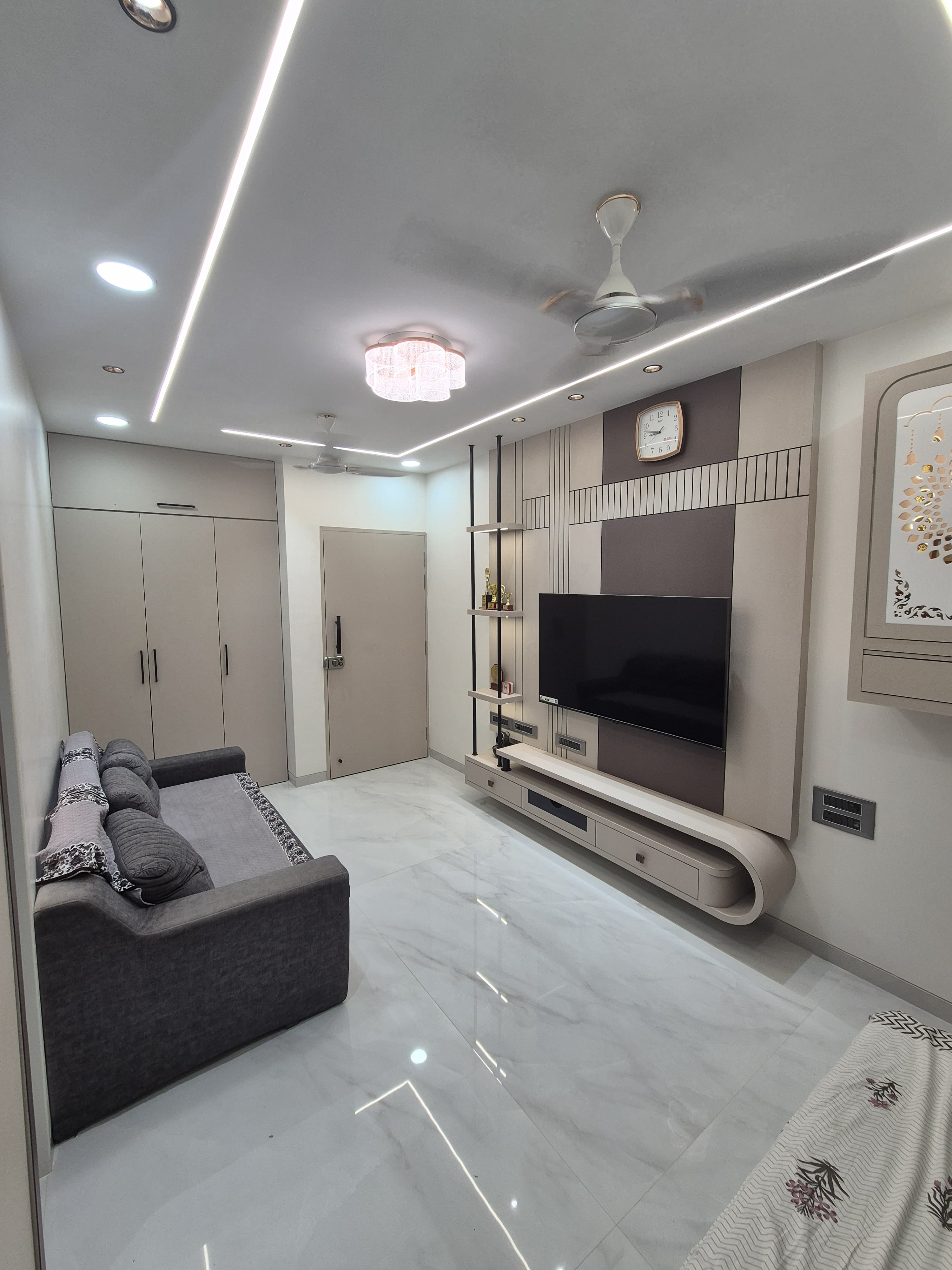 Minimalist Family Living Room